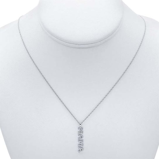 Sterling Silver CZ-Set "MAMA" Pendant Necklace