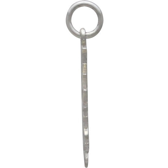 Sterling Silver Eclipse Charm - Sun Charm 22x15mm