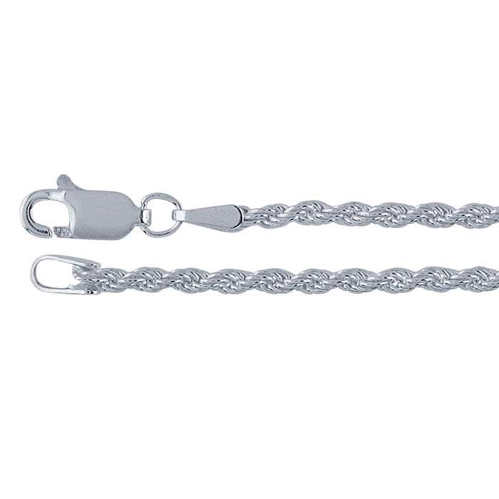 Sterling Silver French Rope Chain from 20inch, 24" and 30"