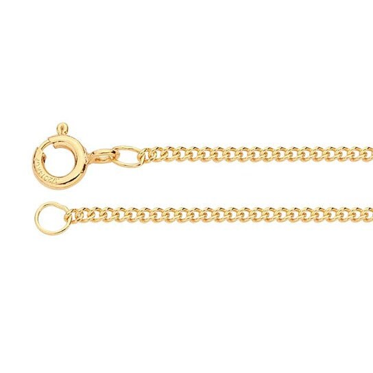 14/20 Yellow Gold-Filled 1.6mm Curb Chain, choose your length