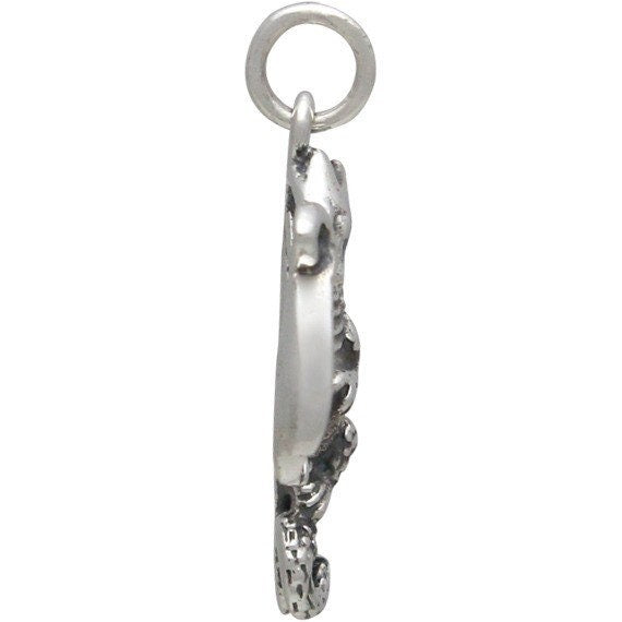 Sterling Silver Fairy Tale Dragon Charm 24x20mm