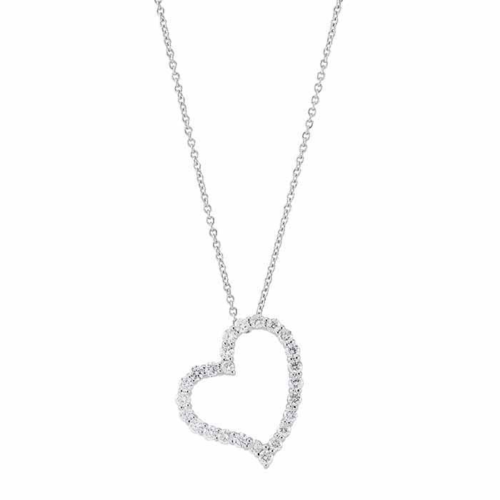 10K Yellow Gold Diamond-Set Flower Necklace, 18inch, cable chain with extender