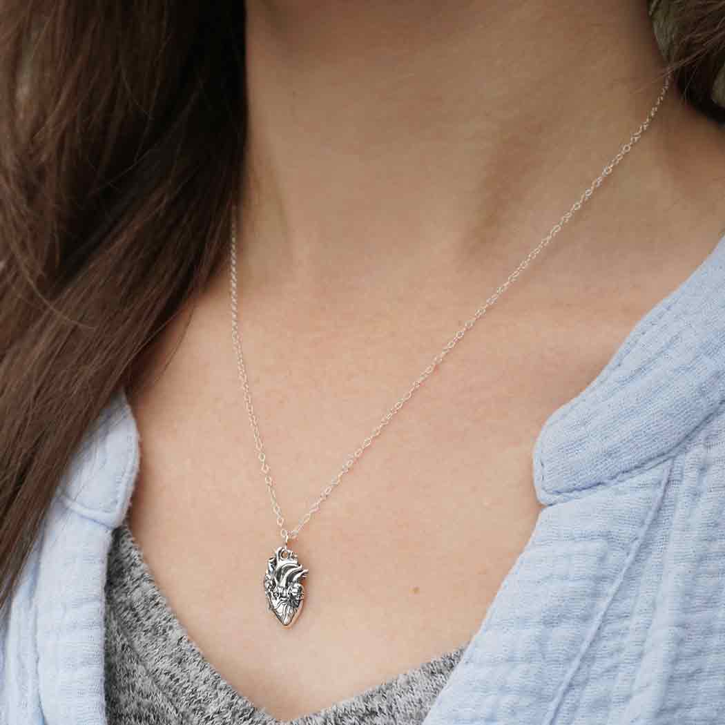Sterling Silver Heart Necklace
