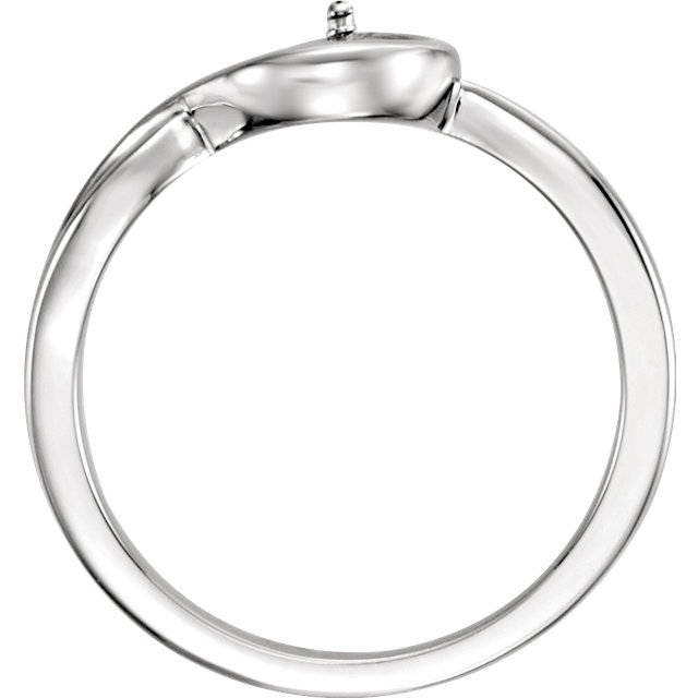 Ring Mounting for 7mm Pearl in Sterling Silver or 14k Gold
