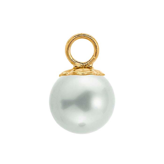 14/20 Yellow Gold-Filled Flower Screw Eyes