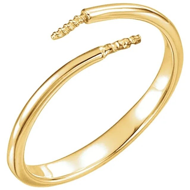 Ring Mounting for 7.5-8 mm Pearl, available in Sterling Silver and 14k gold, 10k Gold
