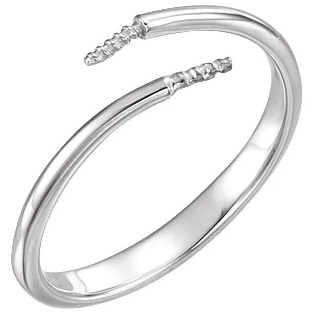 Ring Mounting for 7.5-8 mm Pearl, available in Sterling Silver and 14k gold, 10k Gold