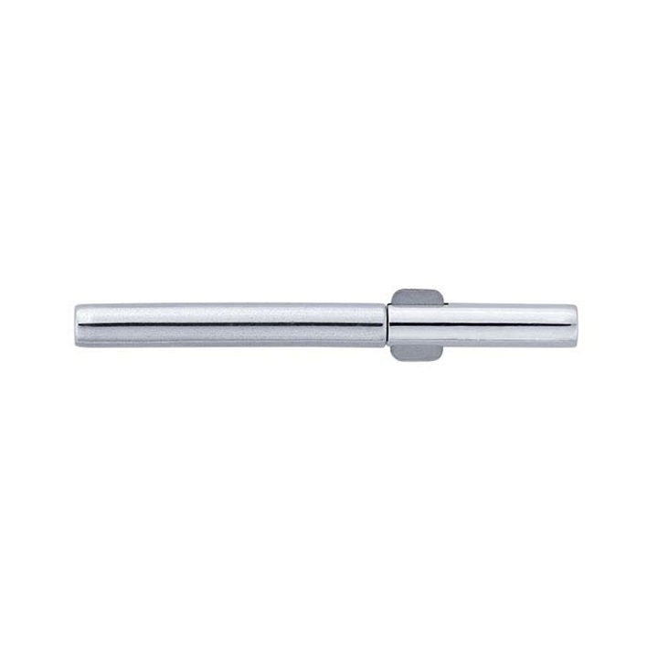 Sterling Silver 22.3mm Push-Release Clasp, 1.5mm ID