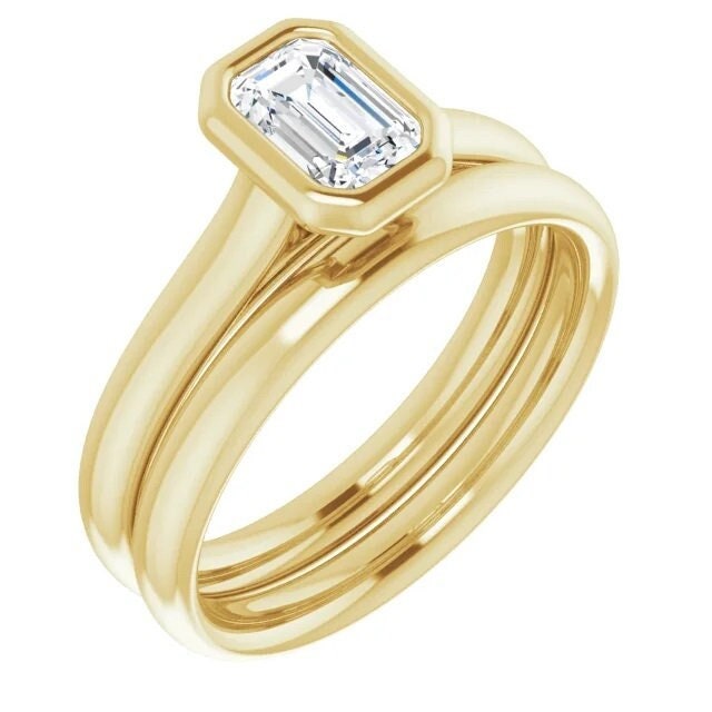 6.5 mm Round Solitaire Engagement Ring Mounting, choose your metal. Customizing is available in setting cut and size