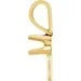 Pearl Pendant Bail w/ Accent, choose unset or Diamond set in your choice of Sterling Silver or 14k