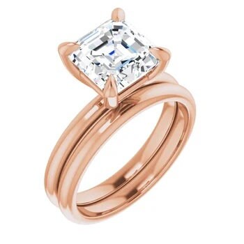 Solitaire engagement ring mounting in your choice of mounting, size and metal.
