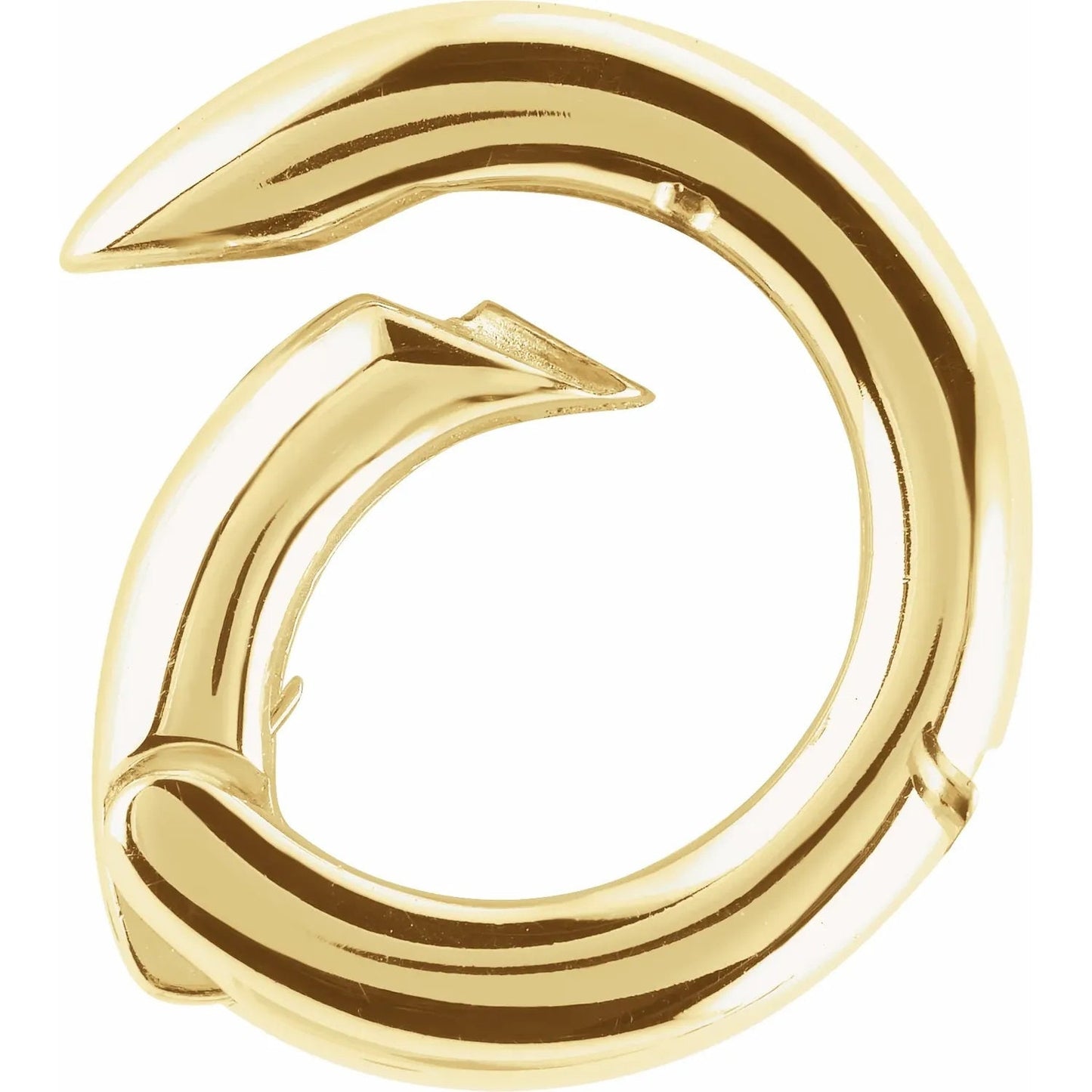 Versatile 10K Yellow Gold Charm Bail in 2 Sizes - Perfect for DIY Jewelry