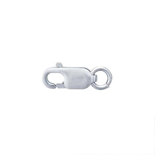 14K Yellow or White Gold Oval Lobster Clasp w/ Ring, choose your size.