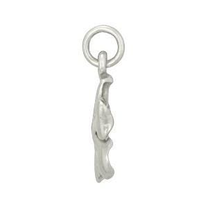 Sterling silver cherry blossom charm