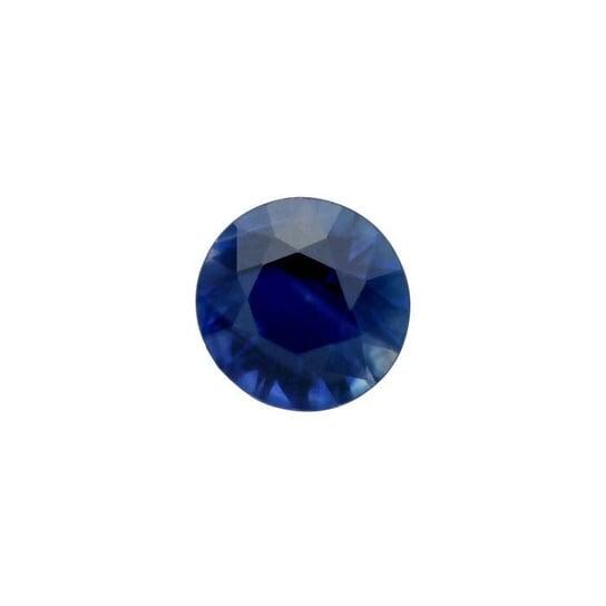 Round Faceted Blue Sapphire A Grade, 1