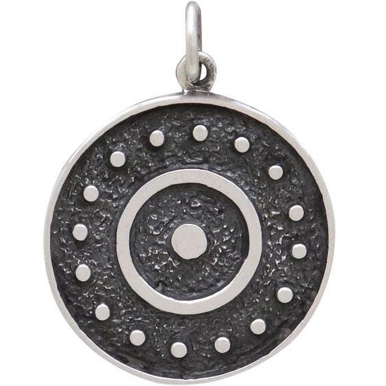 Sterling Silver Astrology Leo Pendant 24x18mm