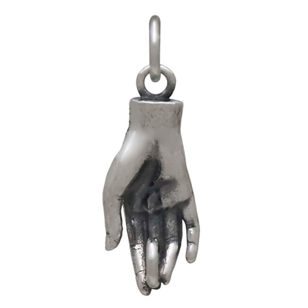 Left or Right Hand with Hidden Loop Charm 21x7mm, you choose.