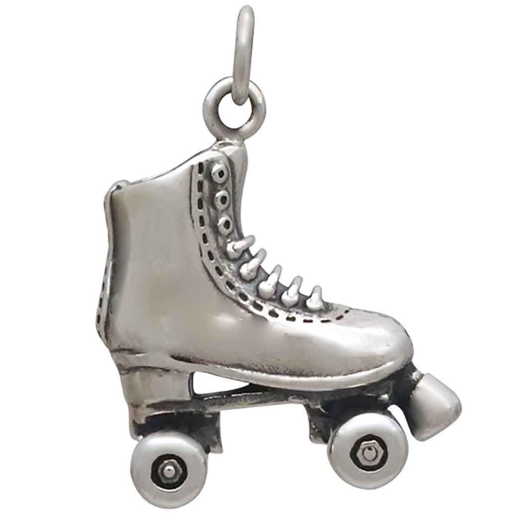 Sterling Silver Roller Skate Charm 22x16mm