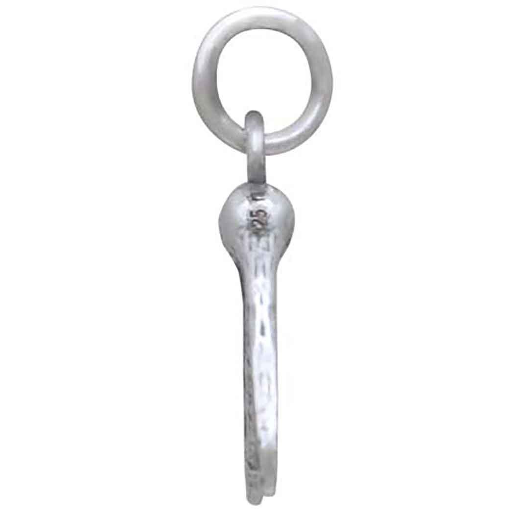 Sterling Silver Double Maple Seed Pod Charm 17x18mm