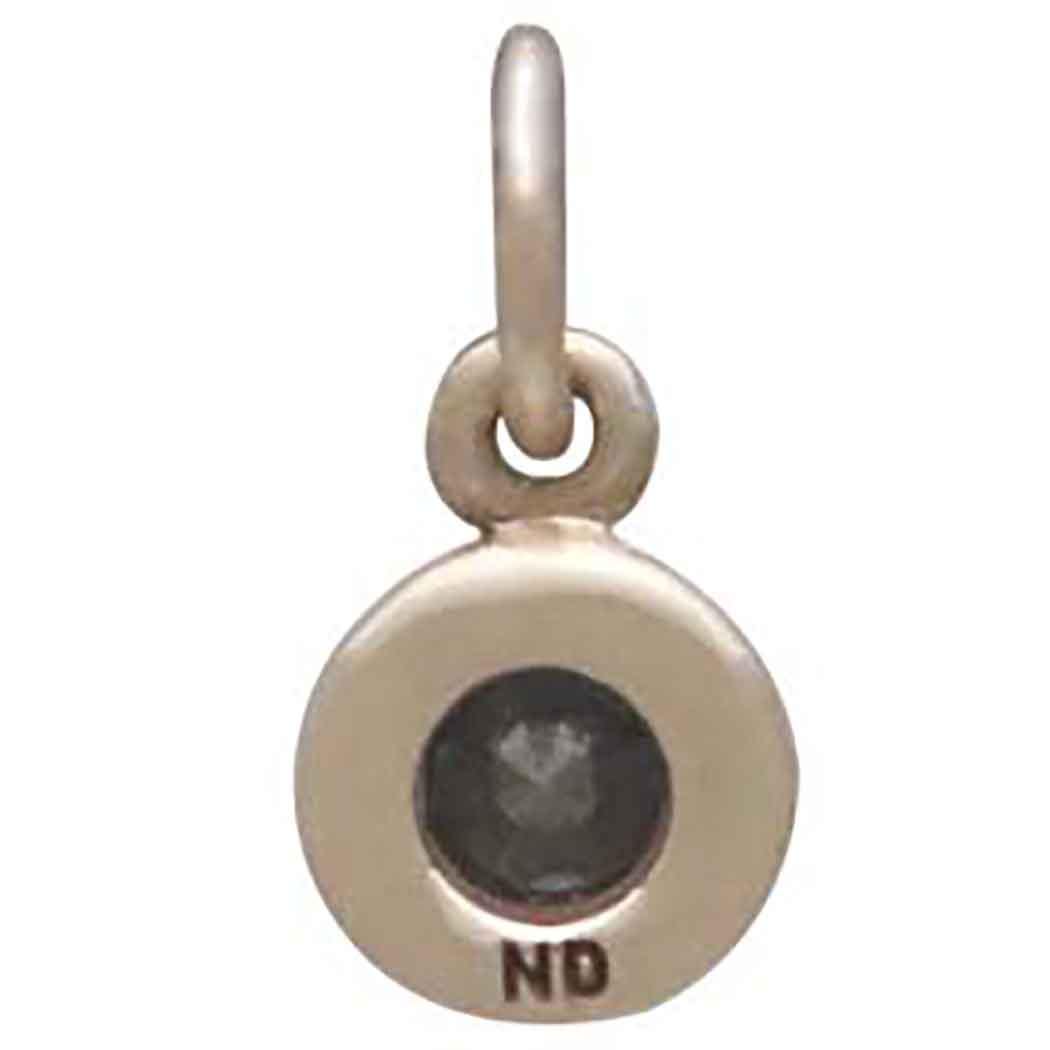 Bronze June Birthstone Charm 11x6mm