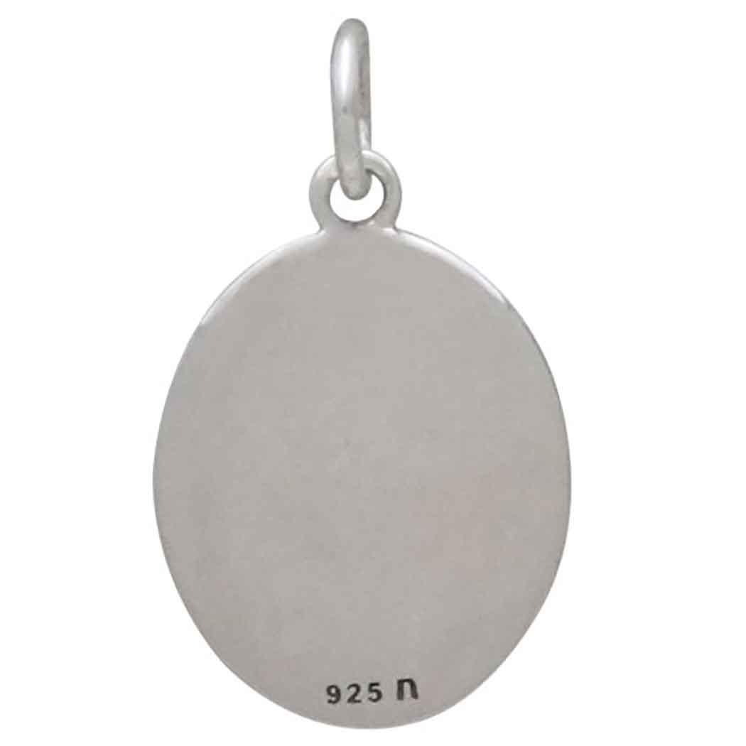 Sterling Silver Flying Airplane Pendant 20x12mm