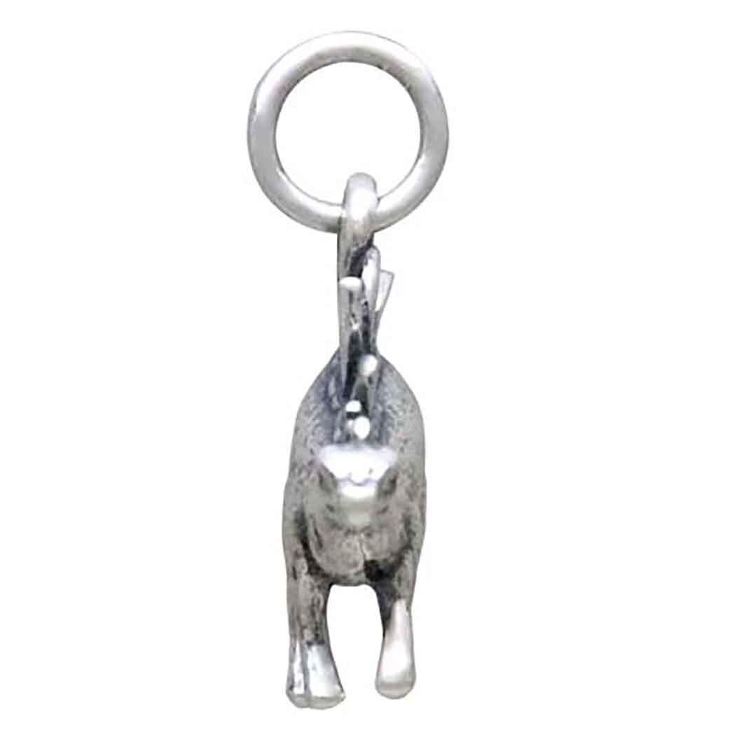 Sterling Silver Stegosaurus Dinosaur Charm 17x24mm