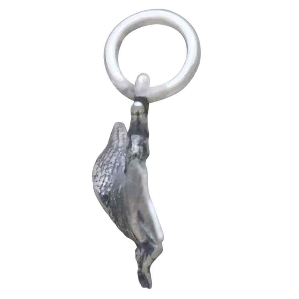 Sterling Silver Pterodactyl Dinosaur Charm 13x25mm