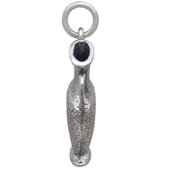 Sterling Silver Amphora Bottle Pendant 22x14mm
