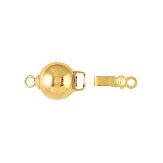 14/20 Yellow Gold-Filled Bead Safety Clasp