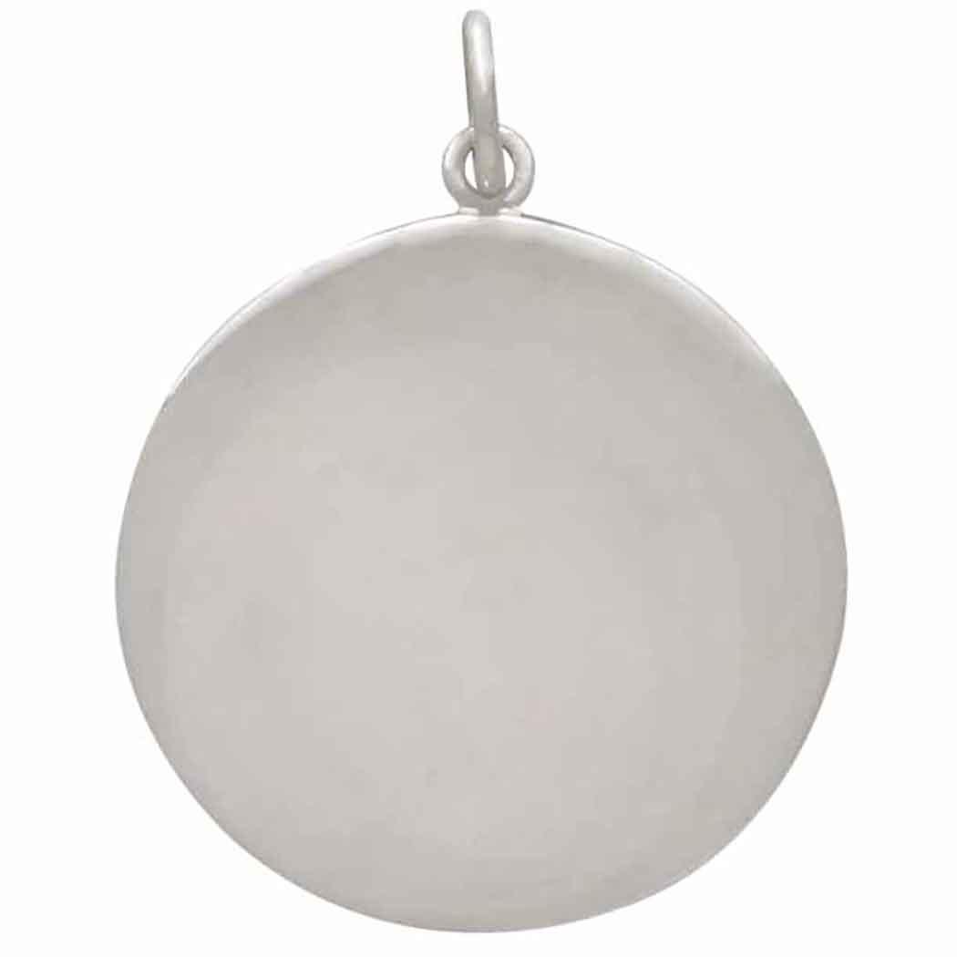 Mixed Metal Sunray Pendant 25x20mm