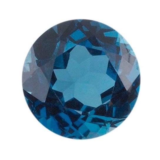 round London blue topaz stone, aa-grade, choose your size