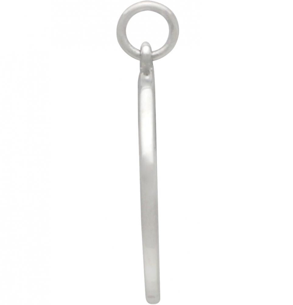 Sterling Silver Rock Climbing Girl Pendant 25x20mm
