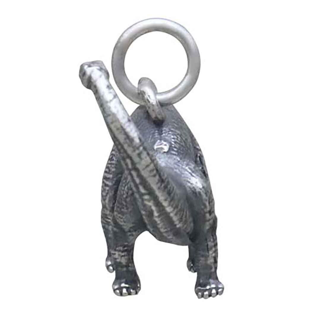 Sterling Silver Brontosaurus Dinosaur Charm