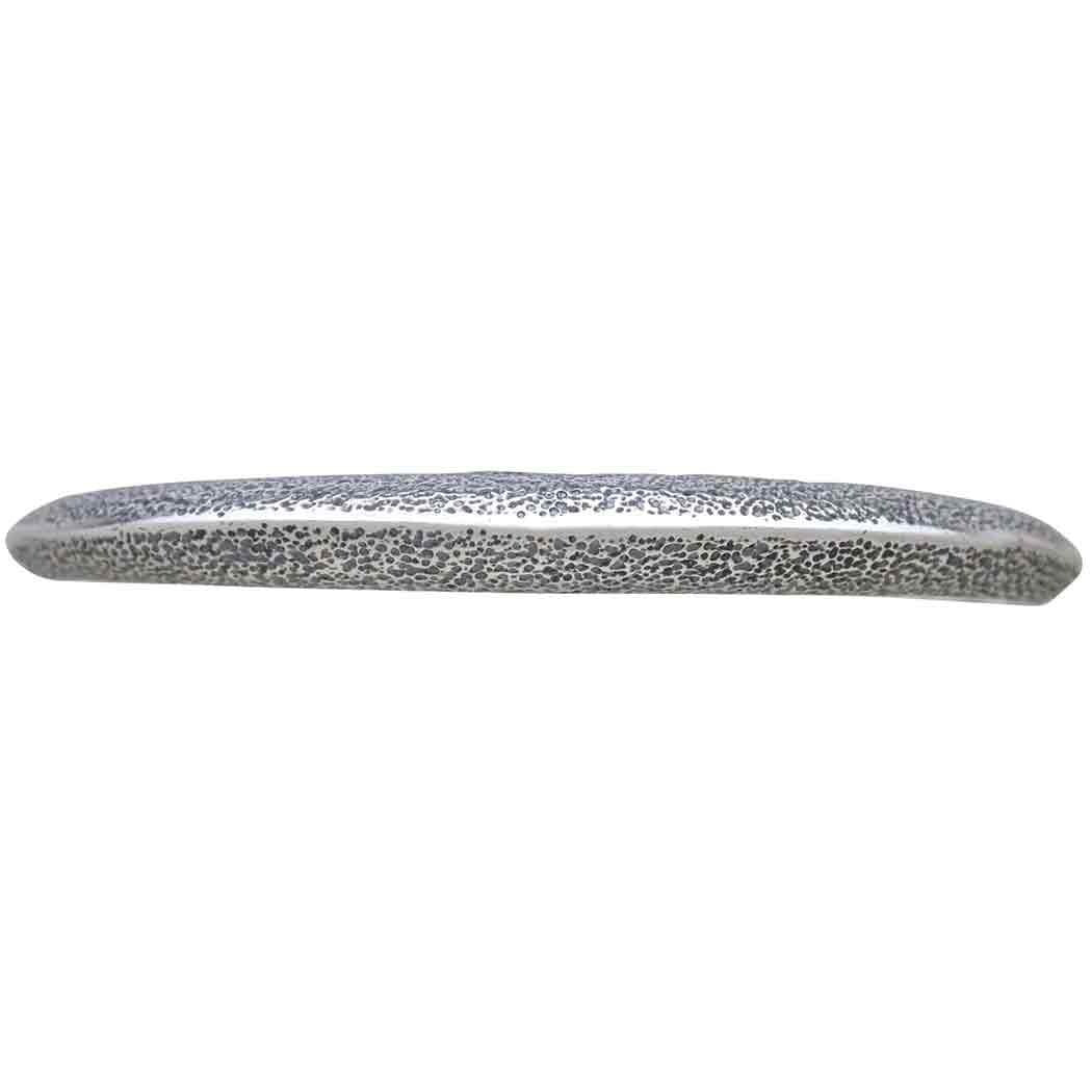 Sterling Silver Ridged Bracelet with Texture