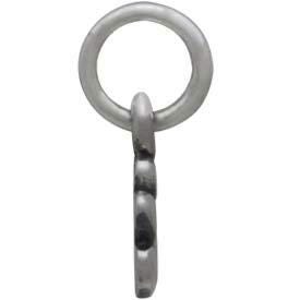 Sterling Silver Tiny Puffy Paw Charm 11x5mm