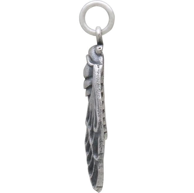 Sterling Silver Cicada Charm 28x11mm