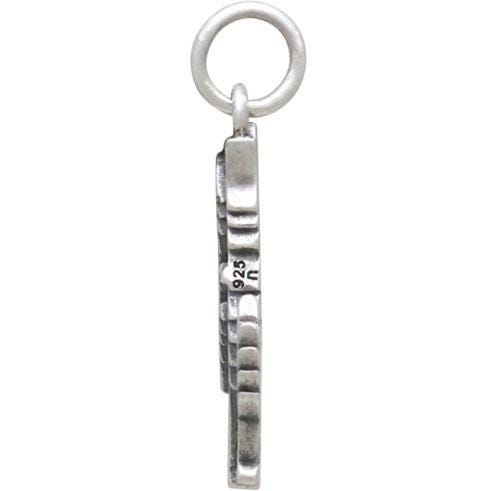 Sterling Silver Husky Dog Charm 21x8mm