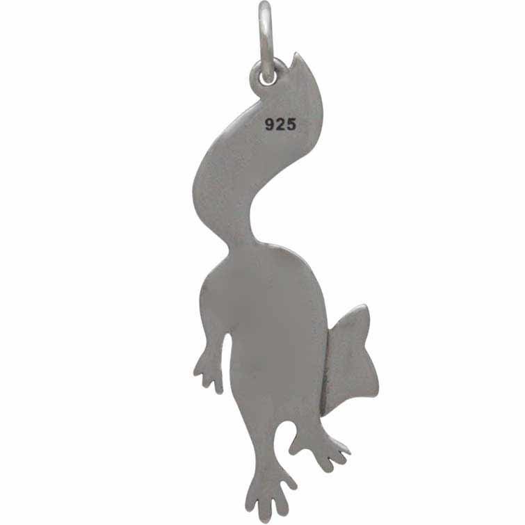 Sterling Silver Raccoon Charm 32x12mm