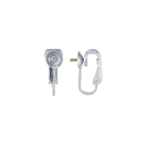 Pearl Ear Clip Findings in Gold Filled, Sterling Silver & 14k White Gold - Pair