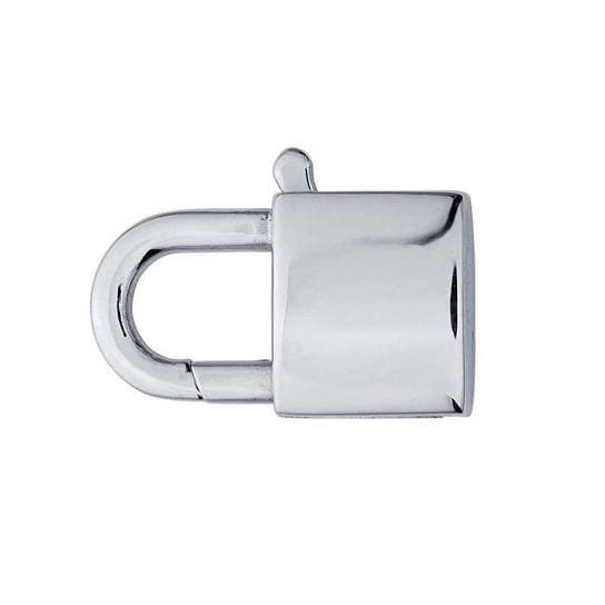 Sterling Silver 17.8mm Square Padlock Clasp