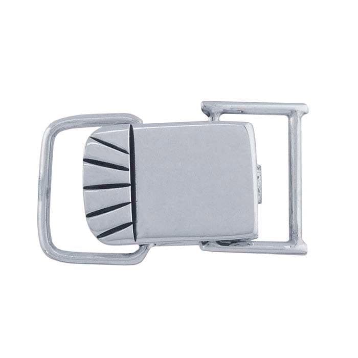 Sterling Silver 18 x 12mm Fold-Over Clasp, Multi-Strand