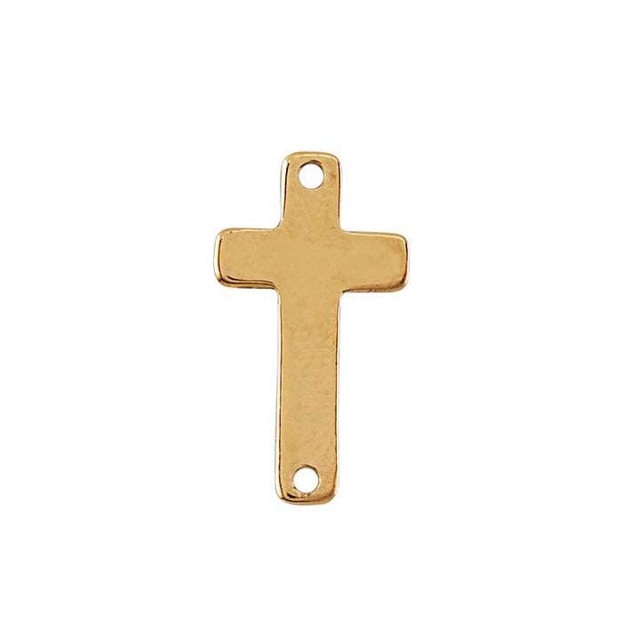 14/20 Yellow Gold-Filled Cross Link Component