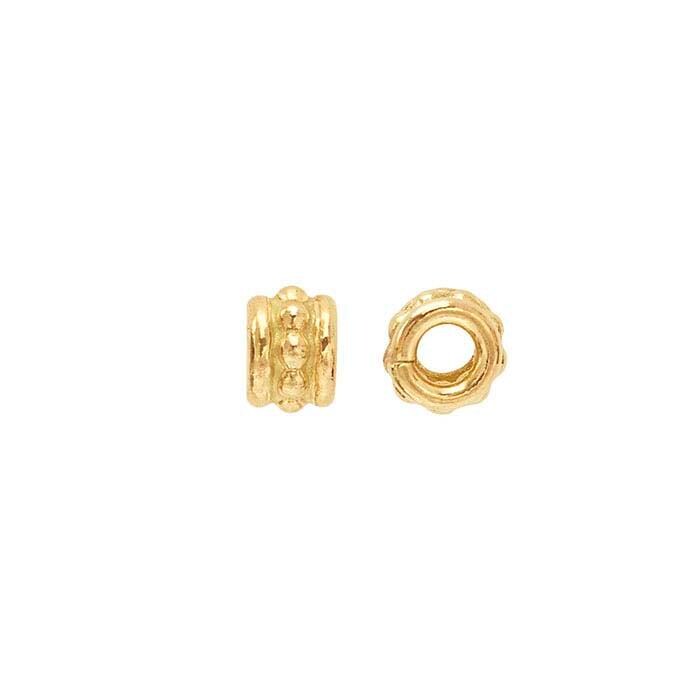 12/20 Yellow Gold-Filled 5.5 x 3.9mm Bead, sold 1pcs.
