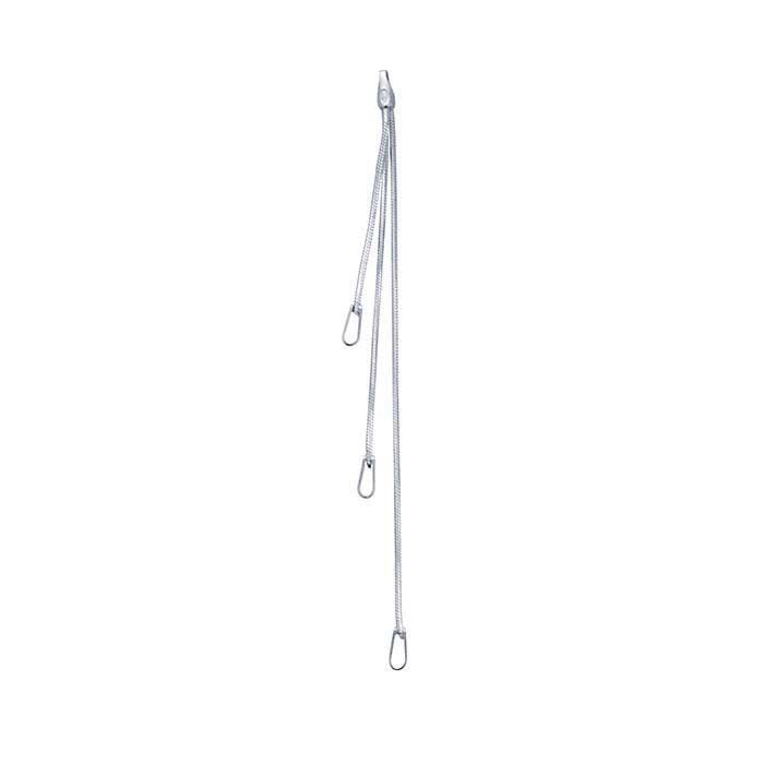 Sterling Silver 3-Strand Component with Closed Rings