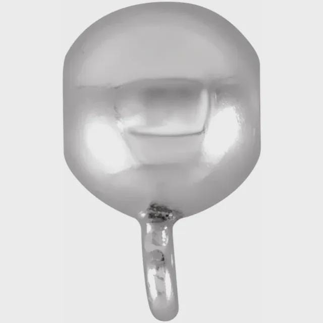 3mm Silicone Stopper Bead: Sterling Silver, Gold Filled, or 14k Gold