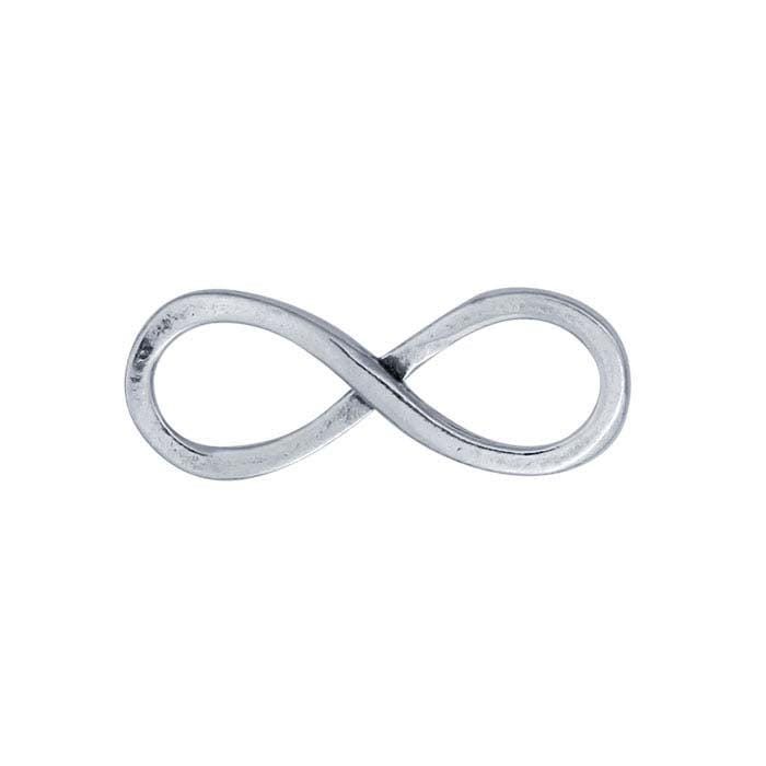 Sterling Silver Infinity Component 14 x 5.2mm