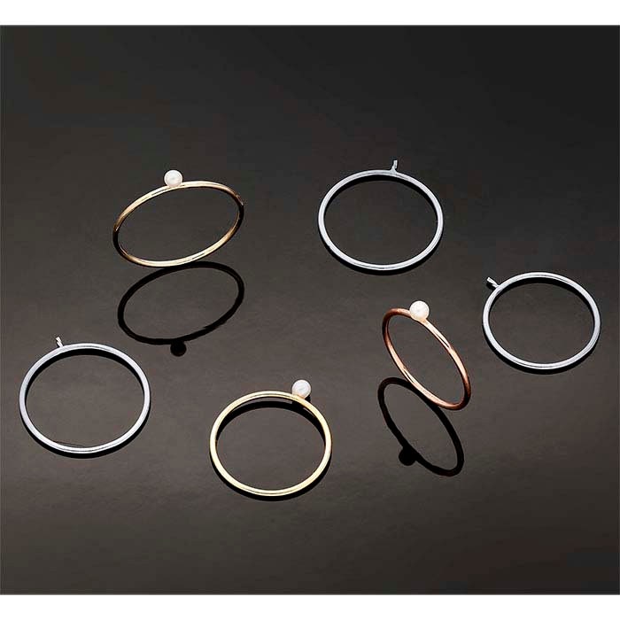 Pearl Ring Mounting, choose your metal Sterling Silver or Gold filled
