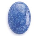 Oval Denim Lapis Cabochon