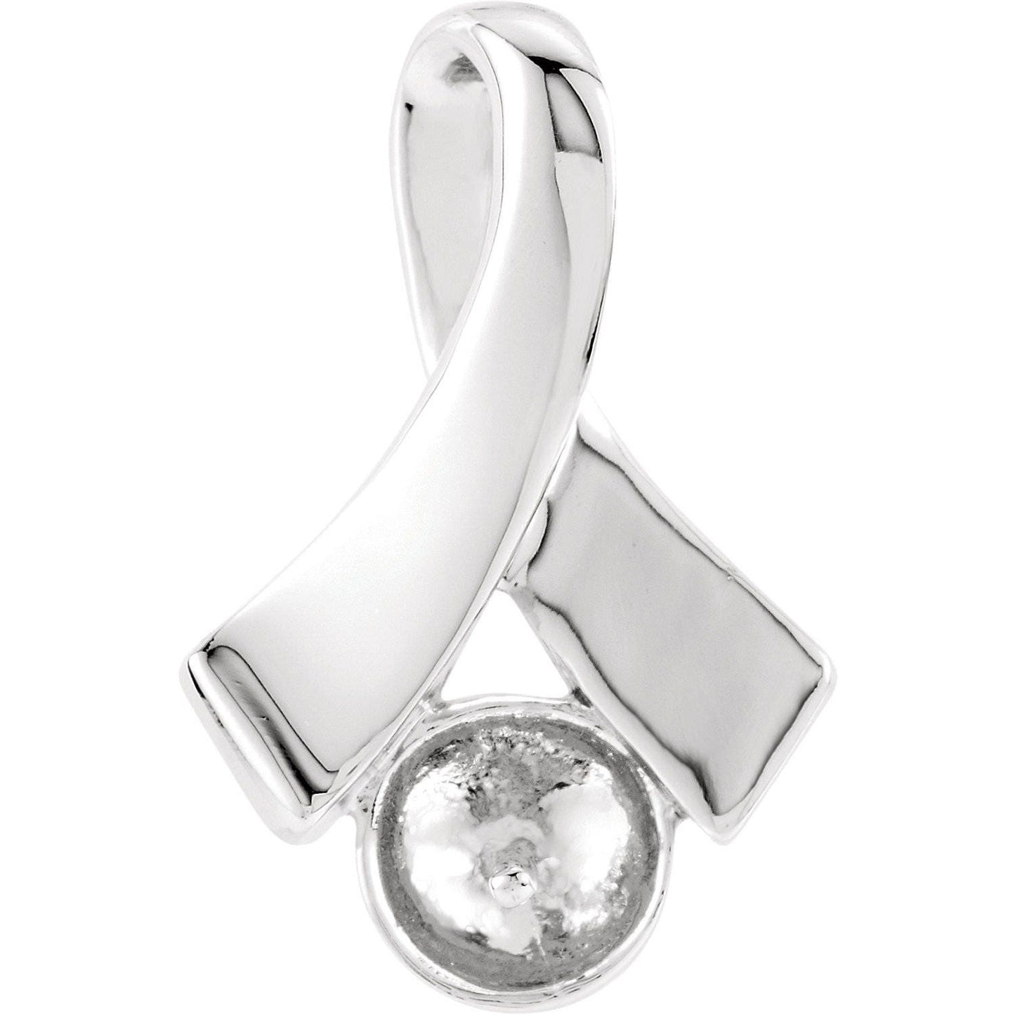 Sterling Silver Pendant Mounting for Pearl