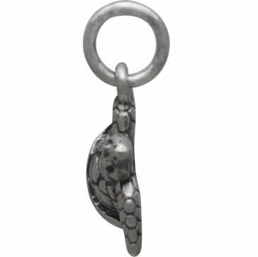 Sterling Silver Baby Sea Turtle Charm 15x9mm